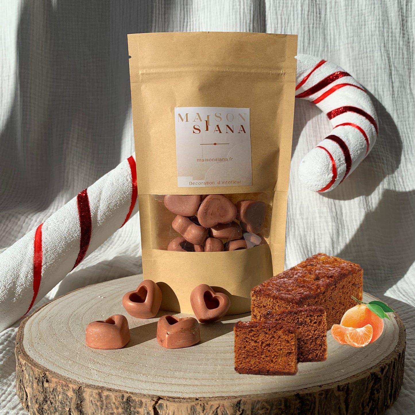 Sachet de fondants parfumés Pain d'épices mandarine 80g