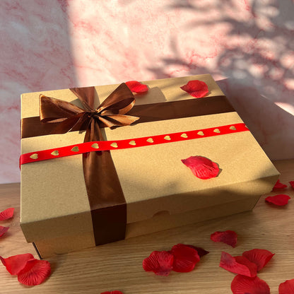 Coffret cadeau Saint-Valentin Ourson blanc