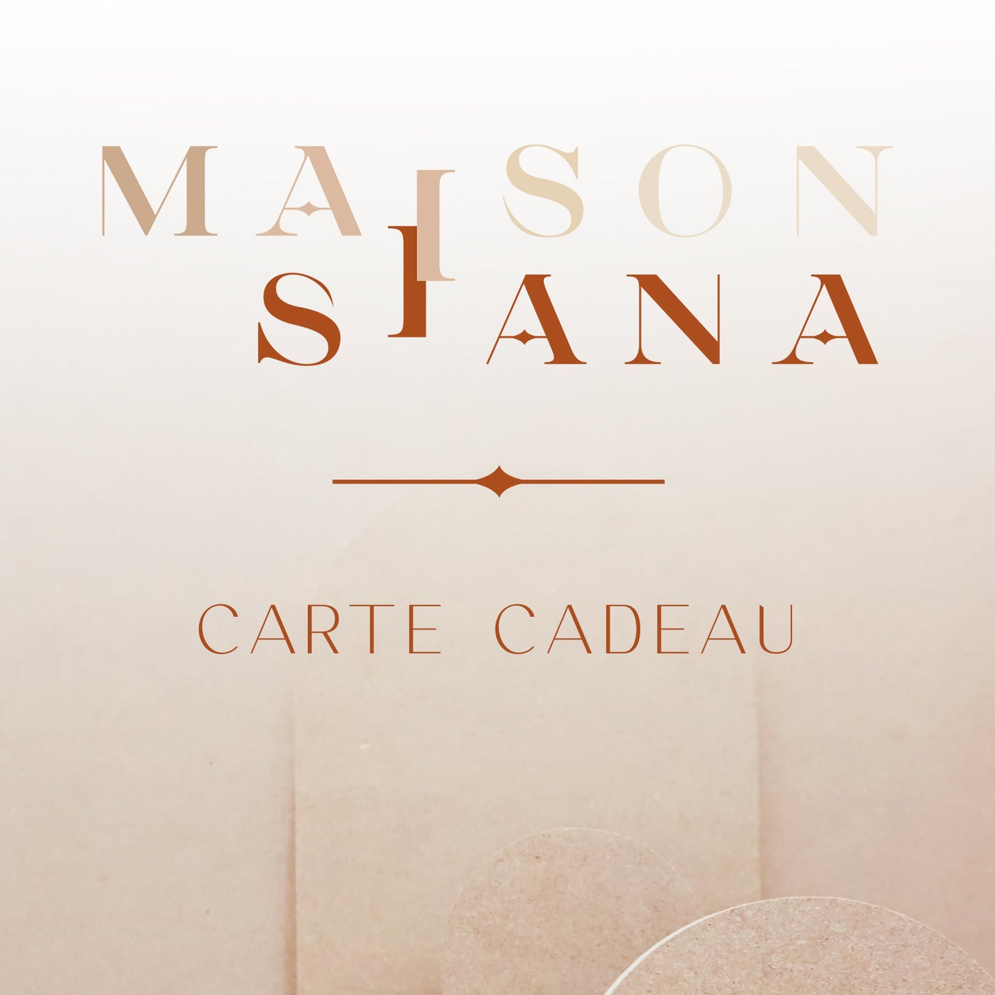 Carte-cadeau Maison Siana